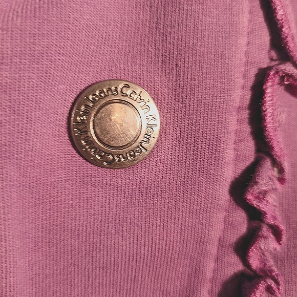 5T Calvin Klein Purple sweatshirt jacket - Picture 5 of 8